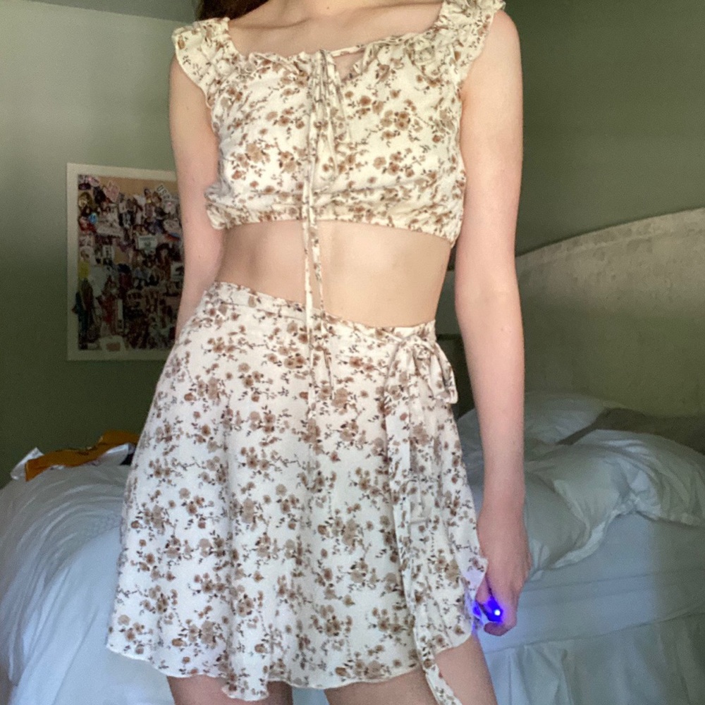 Floral Two Piece Set